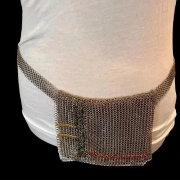 Chanel Vintage Spring 1999 Beaded Chainmail Bum Bag- NWT - Picture 8 of 9